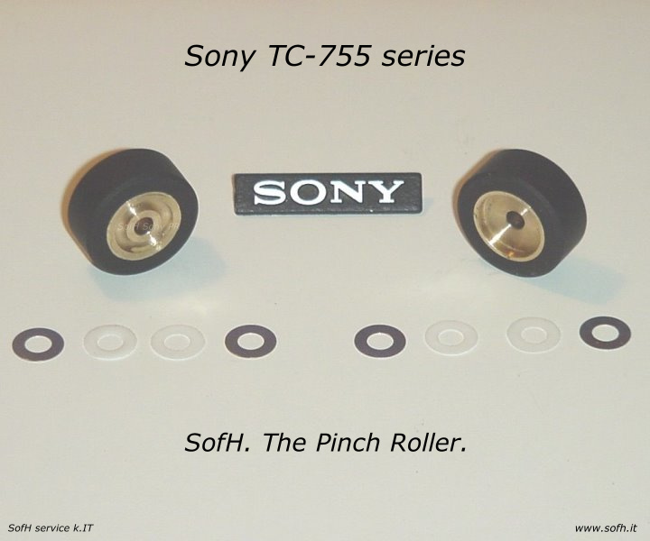 Sony TC-755 series Pinch Rollers