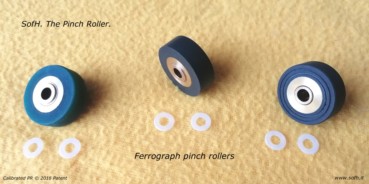 Ferrograph Logic7 Series7 Super7 pinch rollers by SofH. The Pinch Roller. 