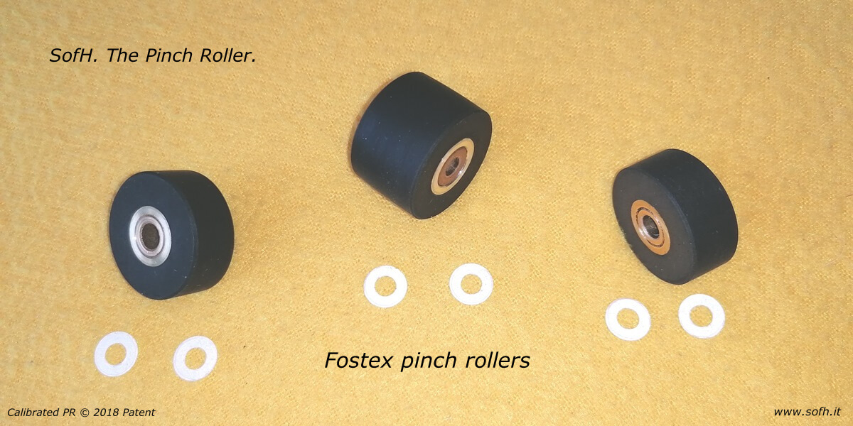 Fostex pinch rollers